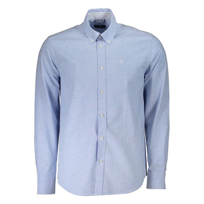 Light Blue Cotton Men Shirt