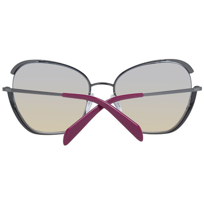 Gray Metal Sunglasses