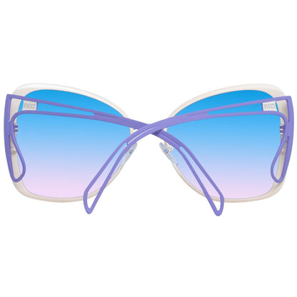 Cream Metal Sunglasses