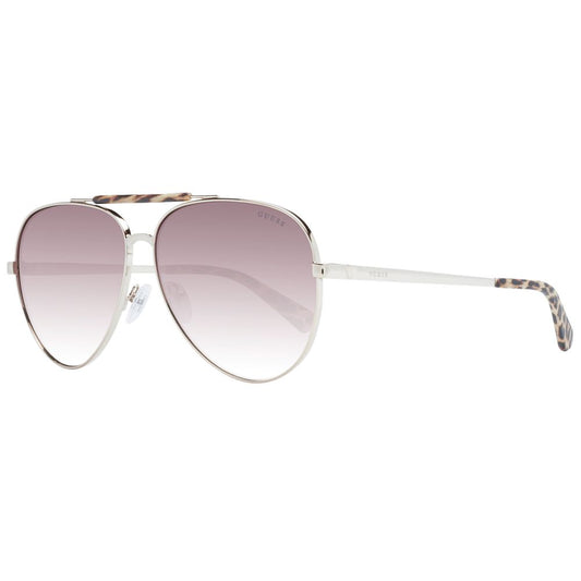 Brown Metal Sunglasses