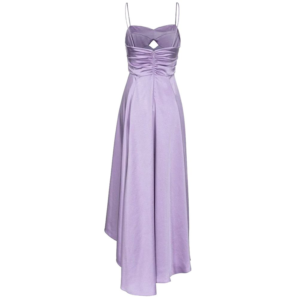 Purple Polyester Dress