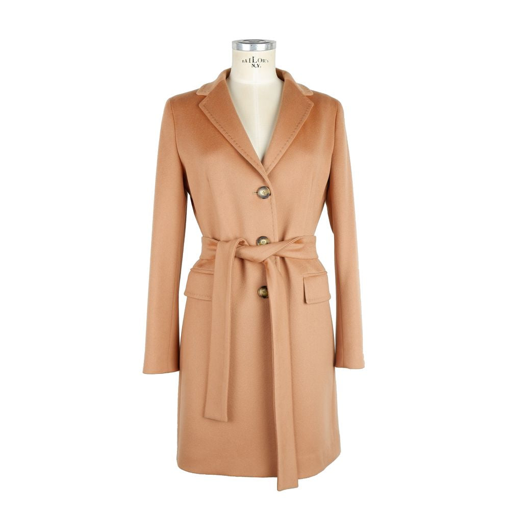 Beige Cashmere Jackets & Coat