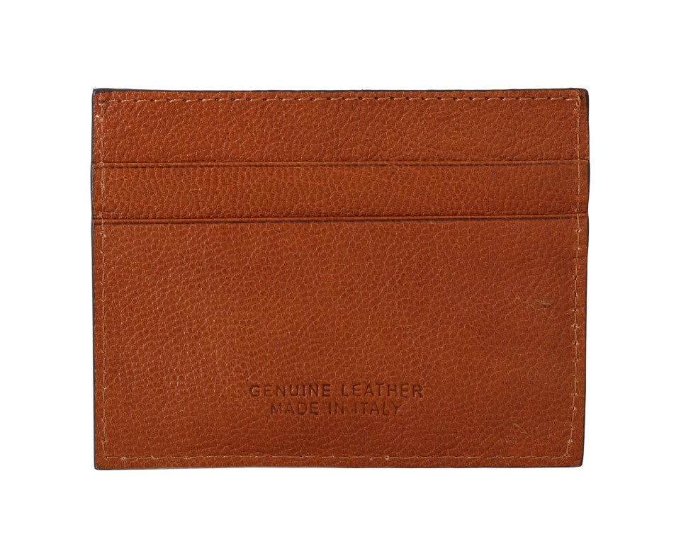 Elegant Men's Leather Wallet in Brown