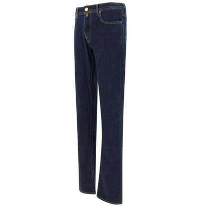 Blue Cotton Jeans Denim
