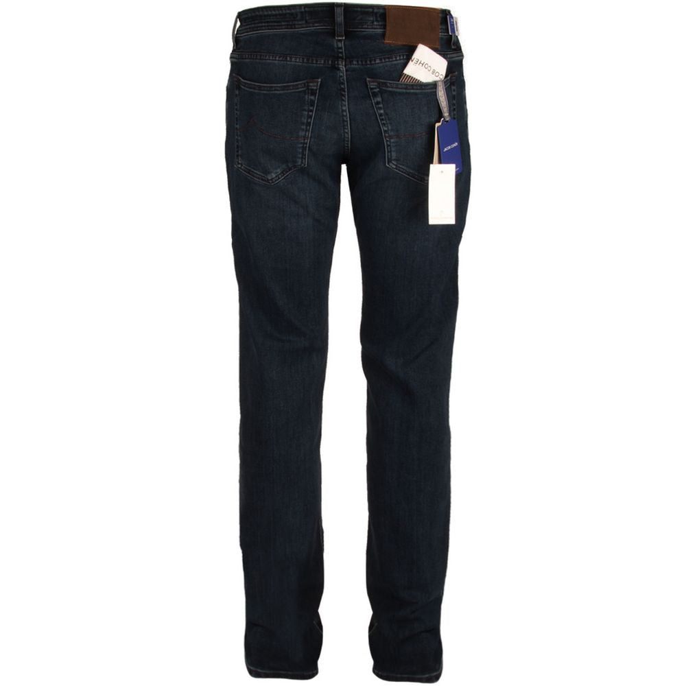 Blue Cotton Men's Slim Fit Jean