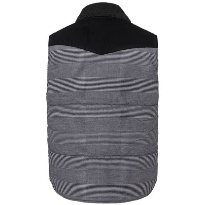 Gray Cotton Sleveless Jacket