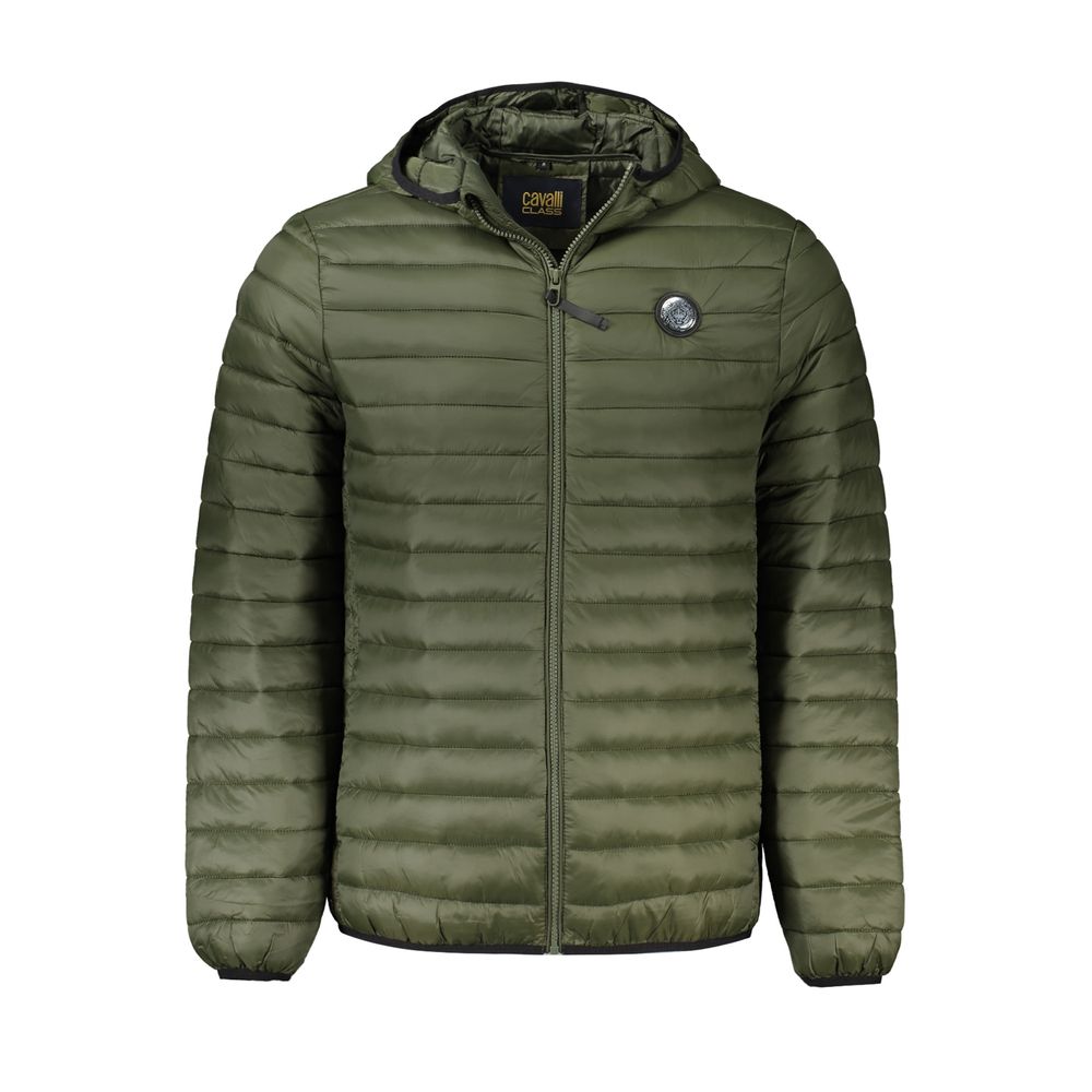 Green Polyamide Men Jacket