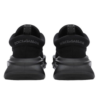 Black Polyester Sneaker