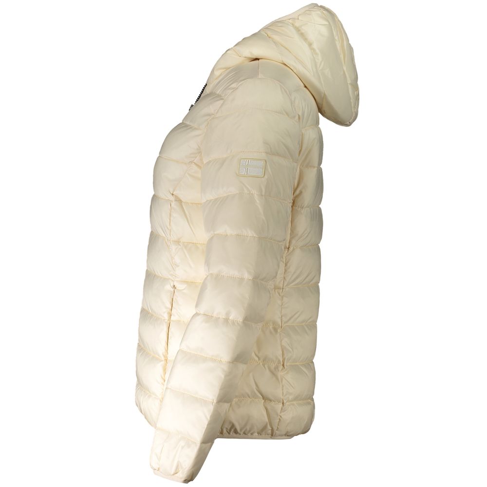 Beige Polyamide Women Jacket