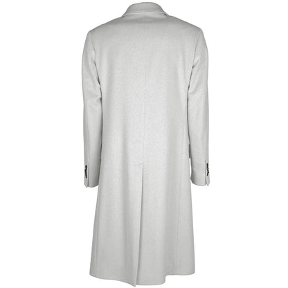 White Wool Vergine Jacket