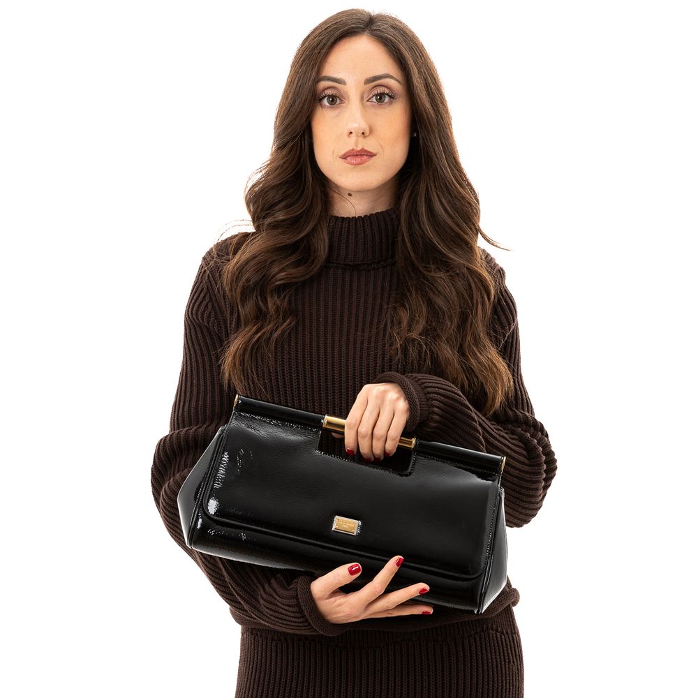 Black Leather Handbag