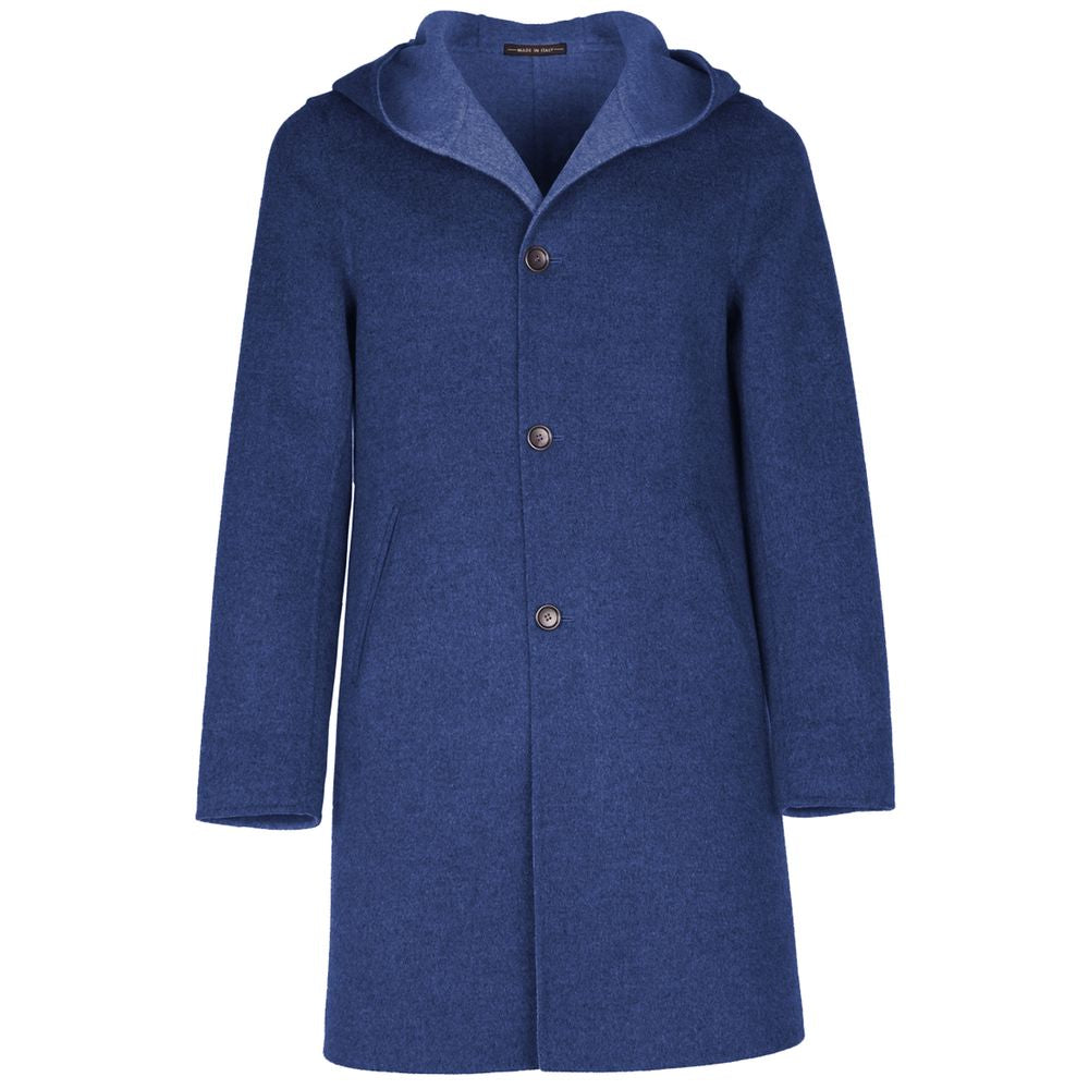 Blue Wool Vergine Jacket