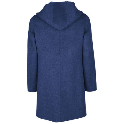 Blue Wool Vergine Jacket