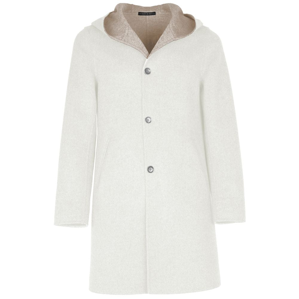 White Wool Vergine Jacket