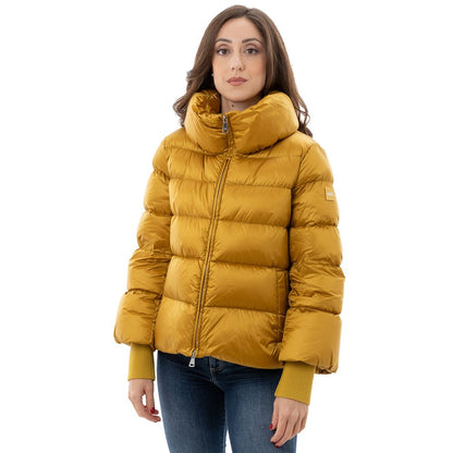 Gold Polyamide Jackets & Coat