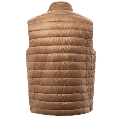 Brown Polyamide Vest