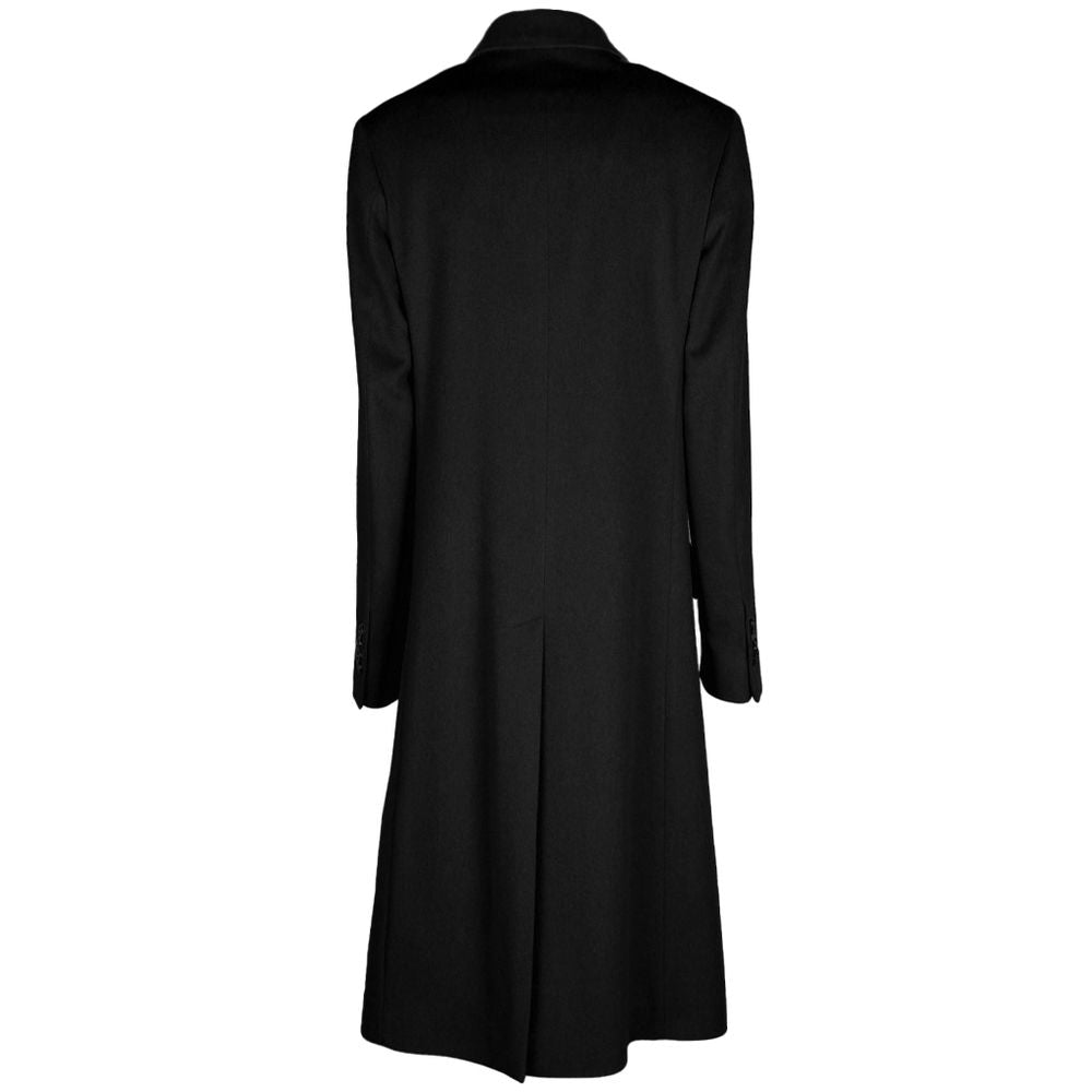 Black Wool Women Coat