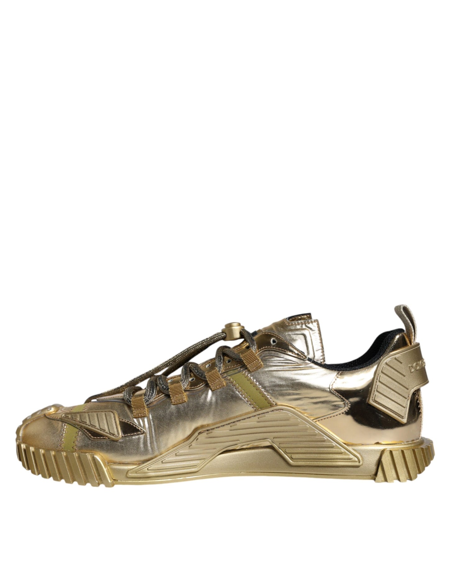 Gold Stretch Lace Up NS1 Sneakers Shoes