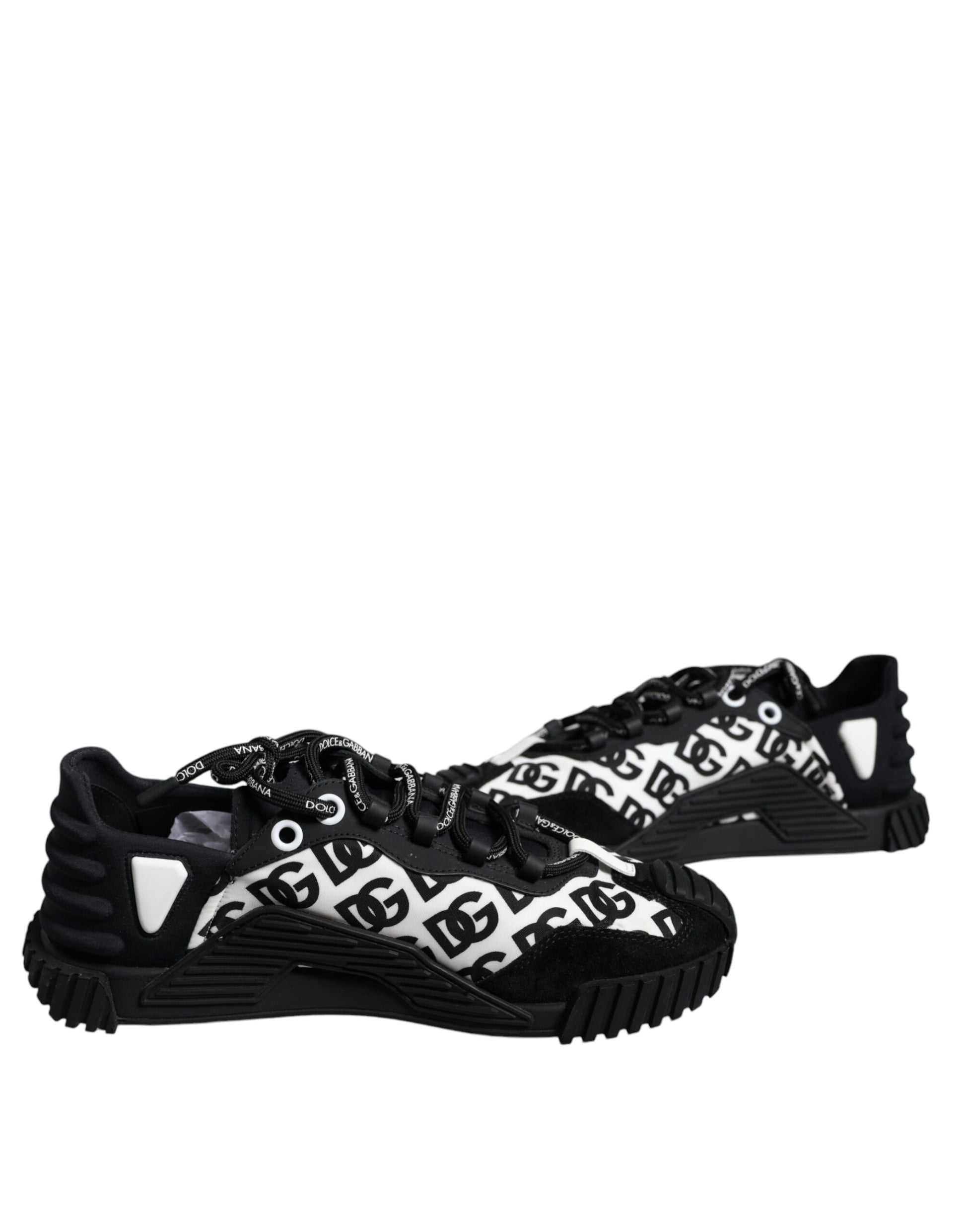 Black Logo Lace Up Low Top NS1 Sneakers Shoes