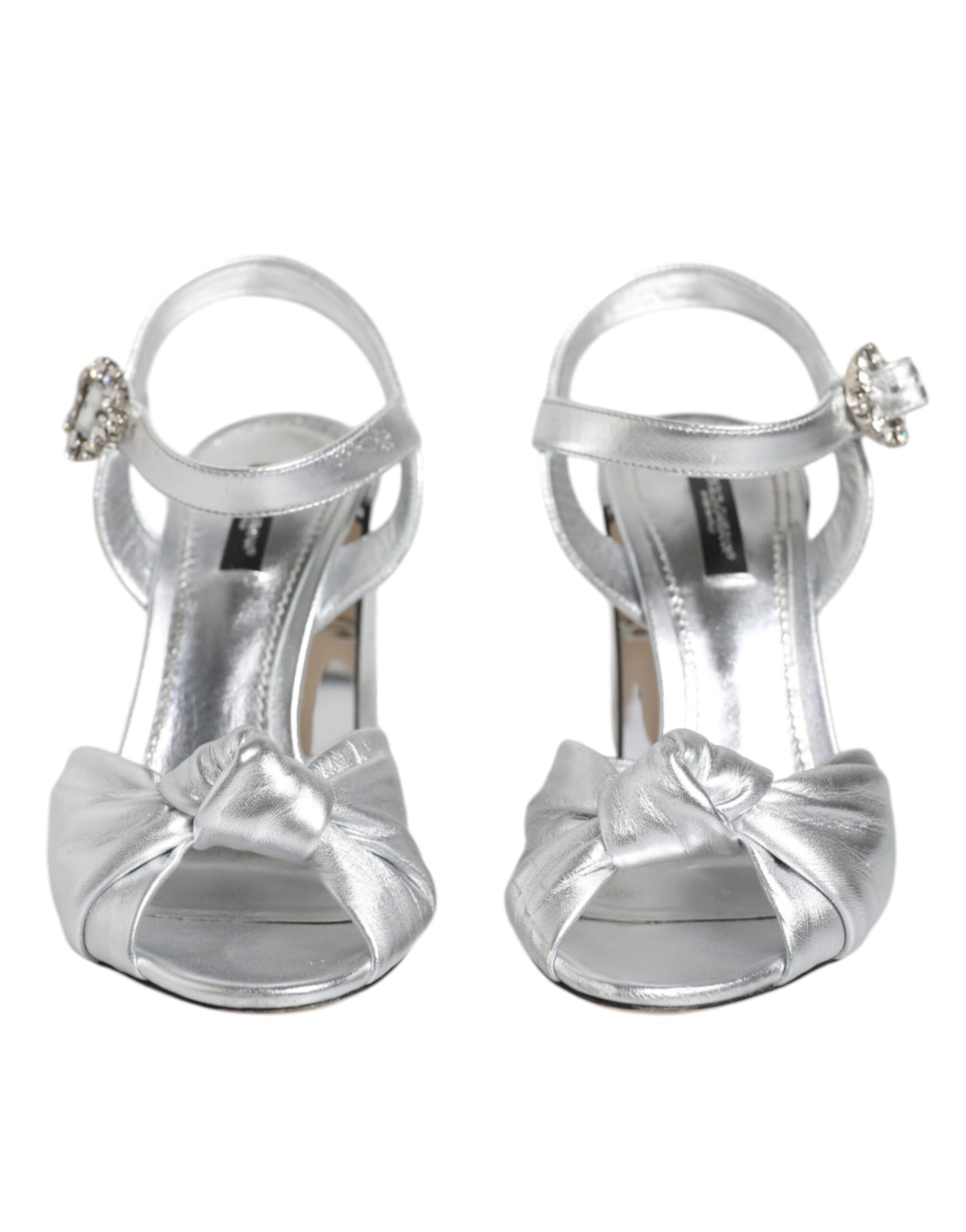 Silver Mirror Heels KEIRA Sandals Shoes