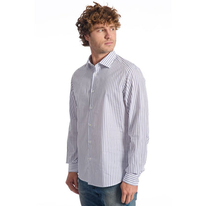 Light Blue Cotton Men Shirt