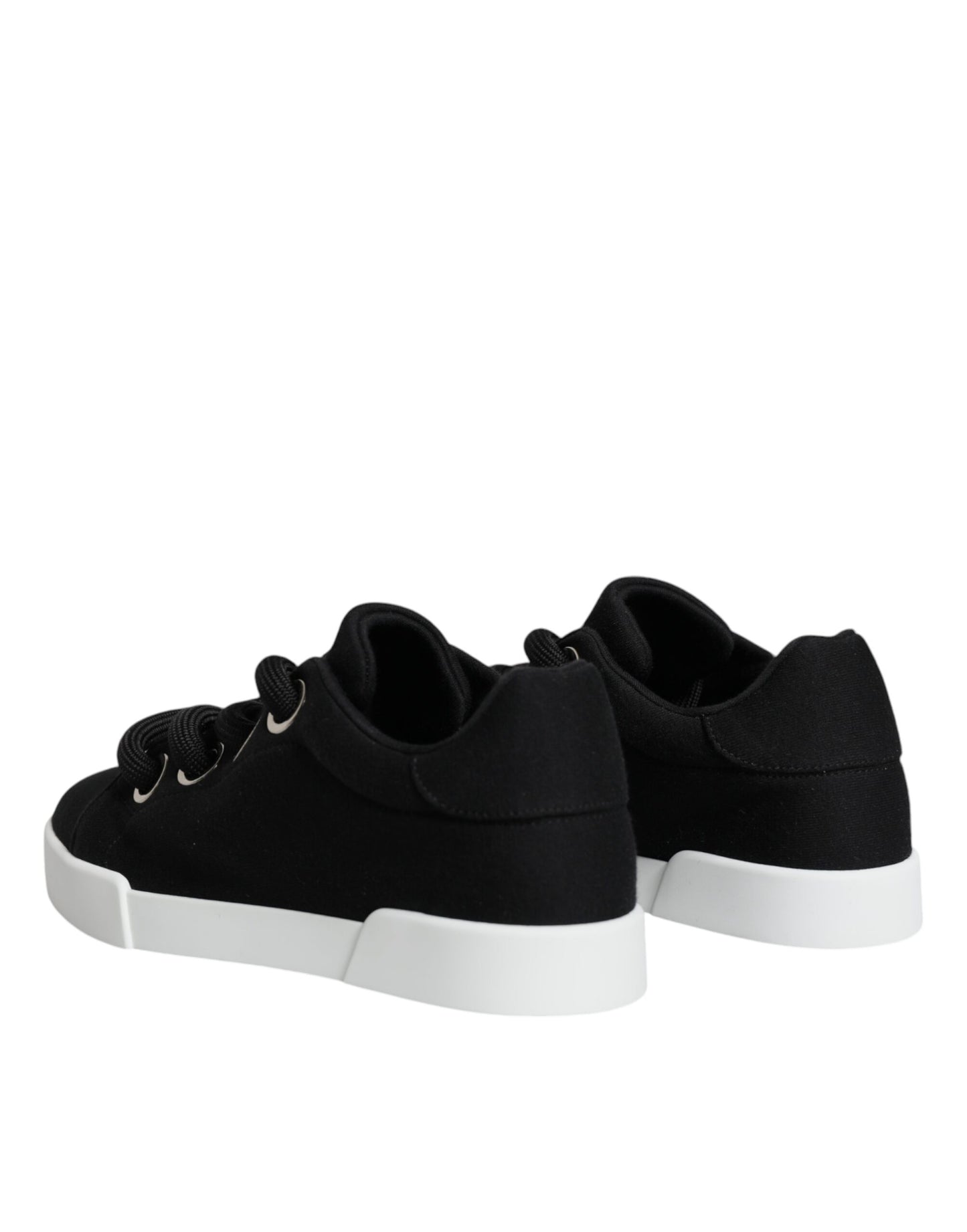 Black White Portofino Low Top Sneakers Shoes