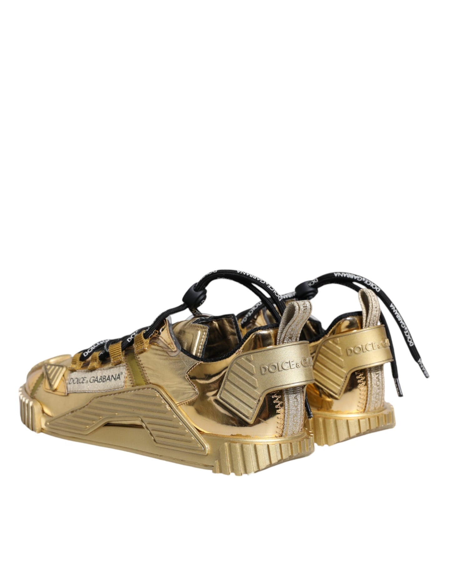 Metallic Gold NS1 Low Top Sneakers Shoes