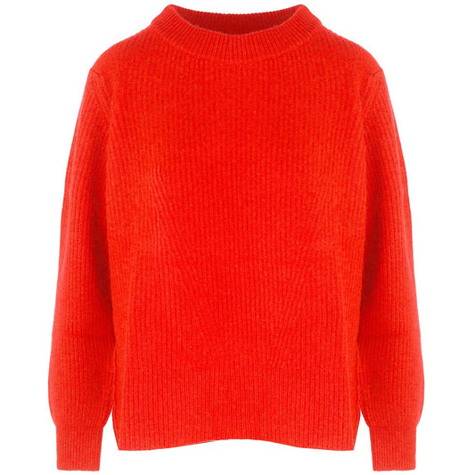 Orange Cashmere Women Sweater