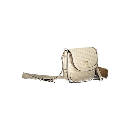 Beige Polyethylene Handbag