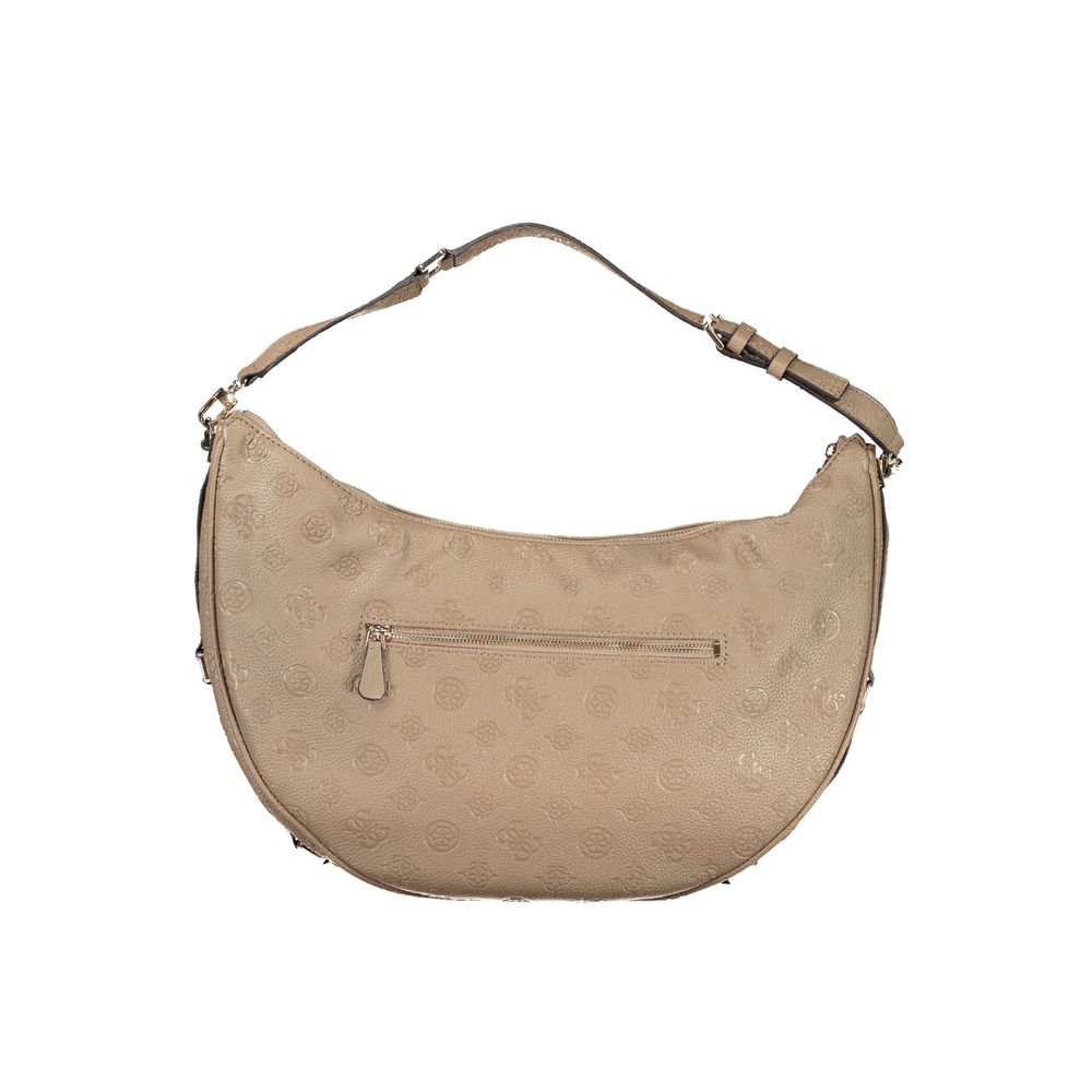 Beige Polyethylene Handbag