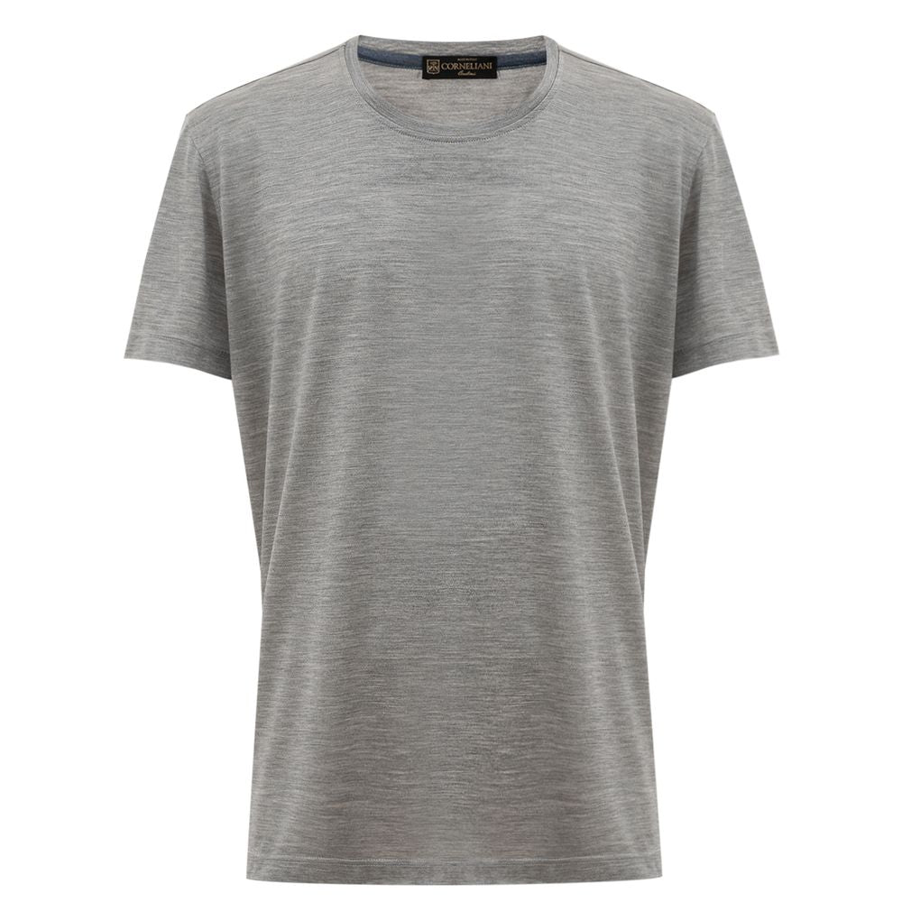 Gray Silk T-Shirt