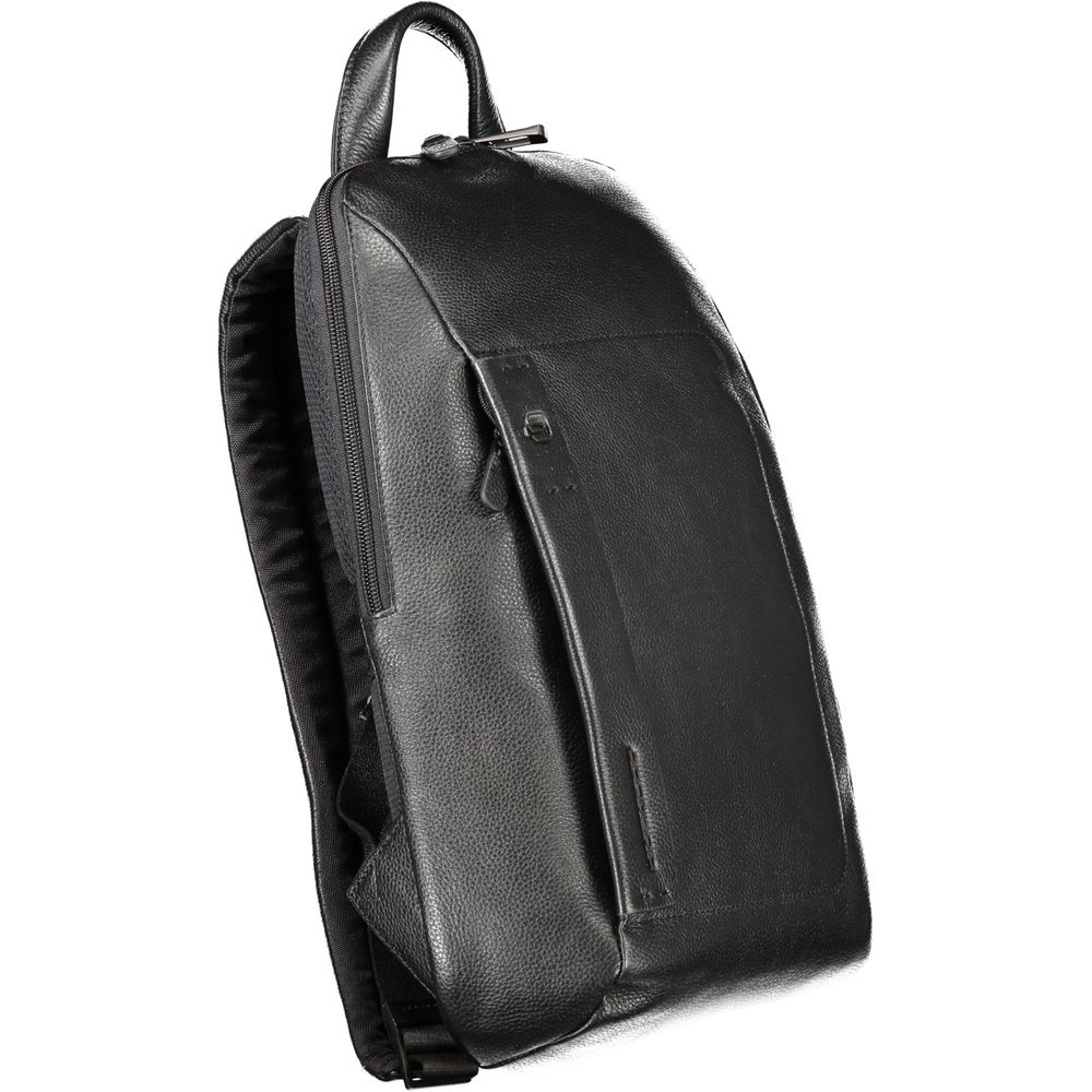 Black Leather Backpack