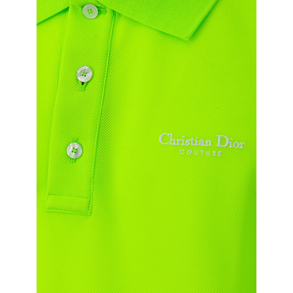 Green Cotton Polo Shirt