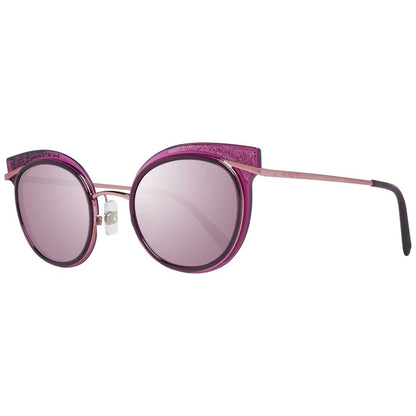 Purple Metal And Plastic Sunglasses