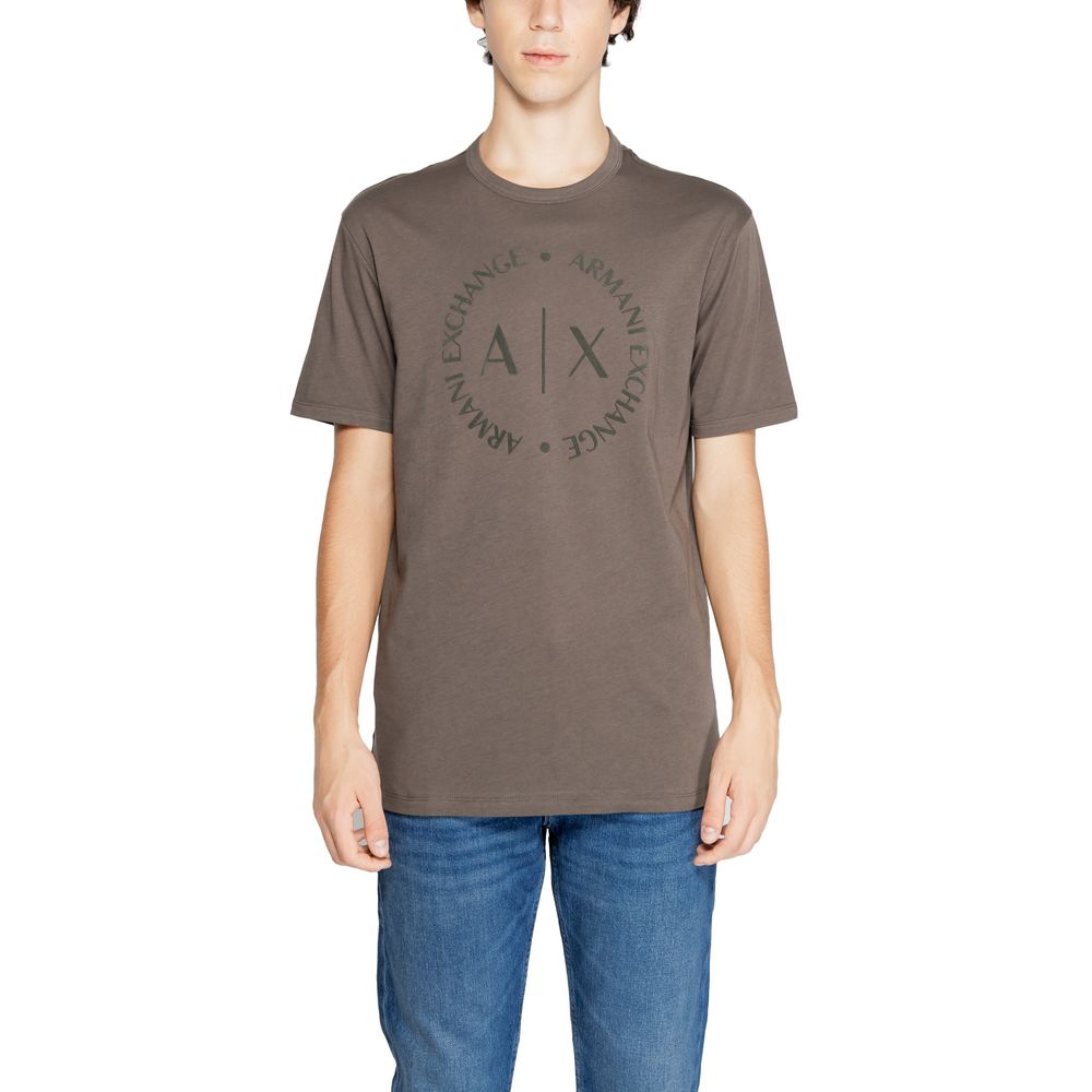 Brown Cotton T-Shirt