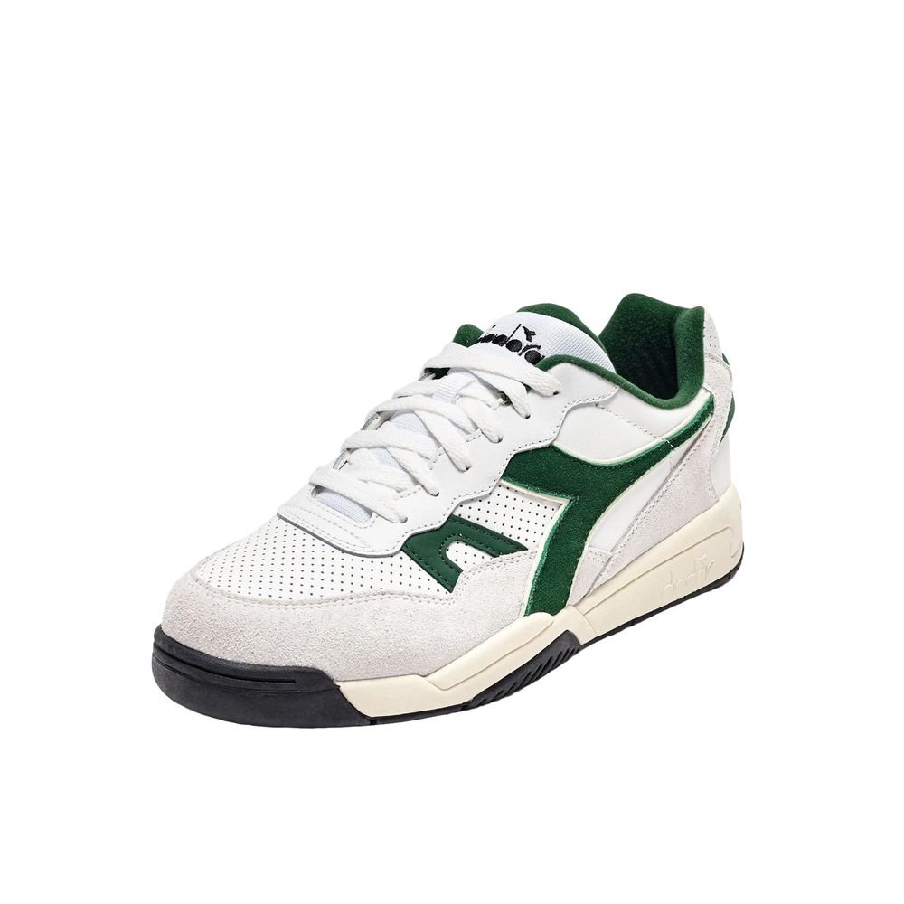 Green Synthetic Leather Sneaker