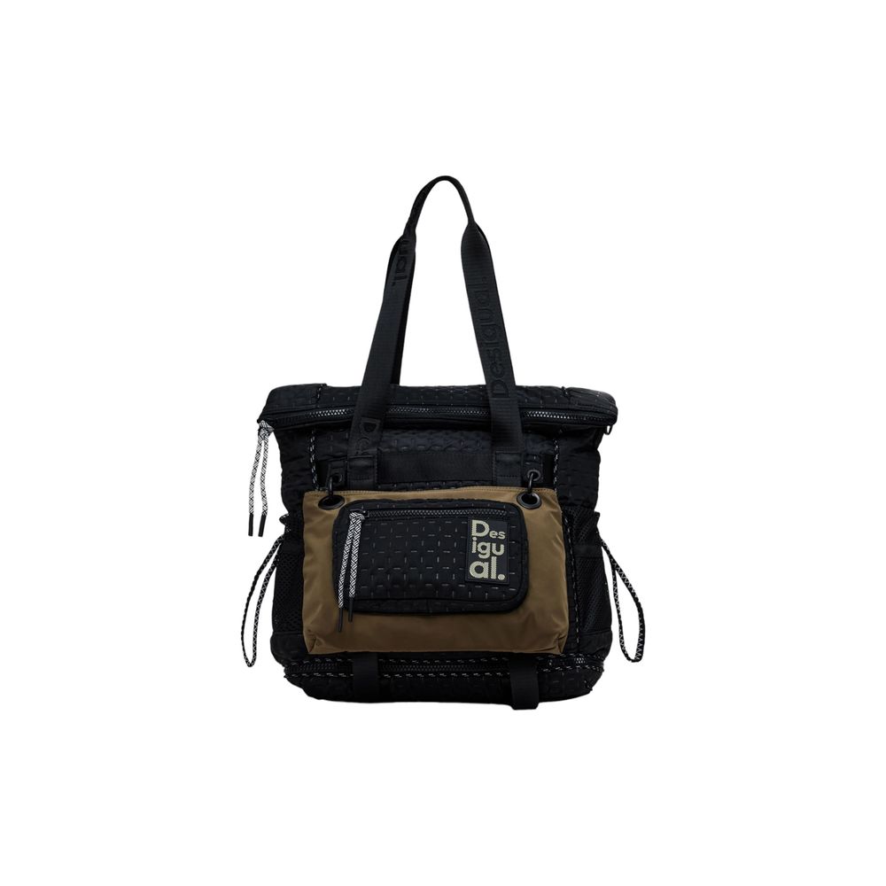 Black Polyester Backpack