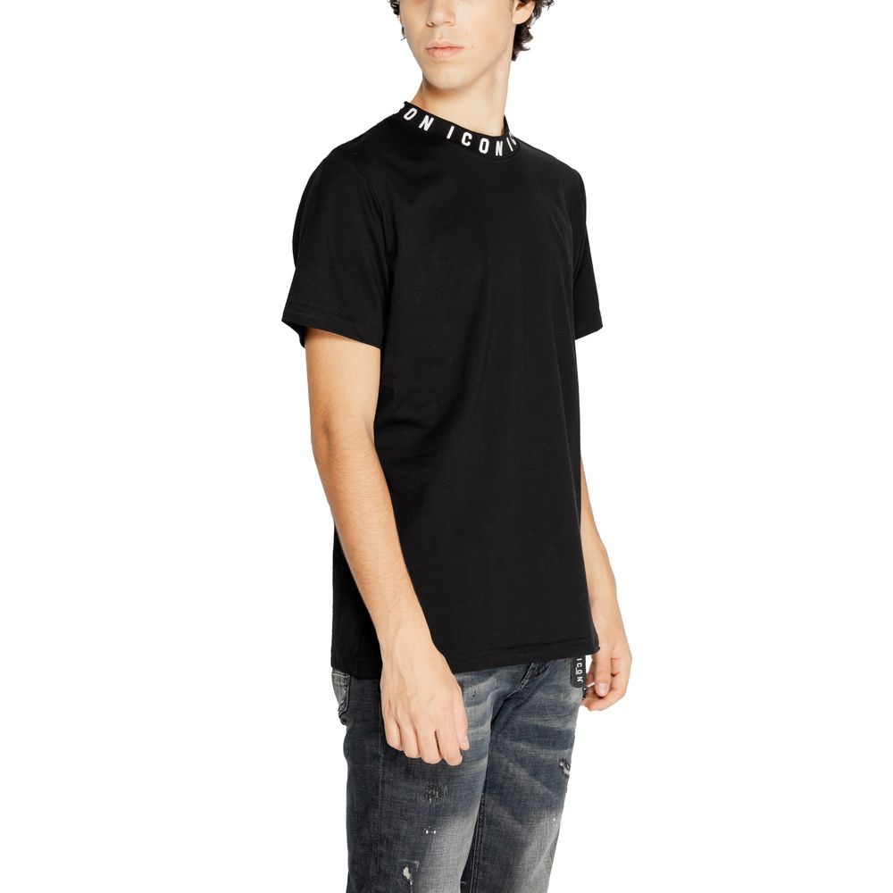 Black Cotton T-Shirt