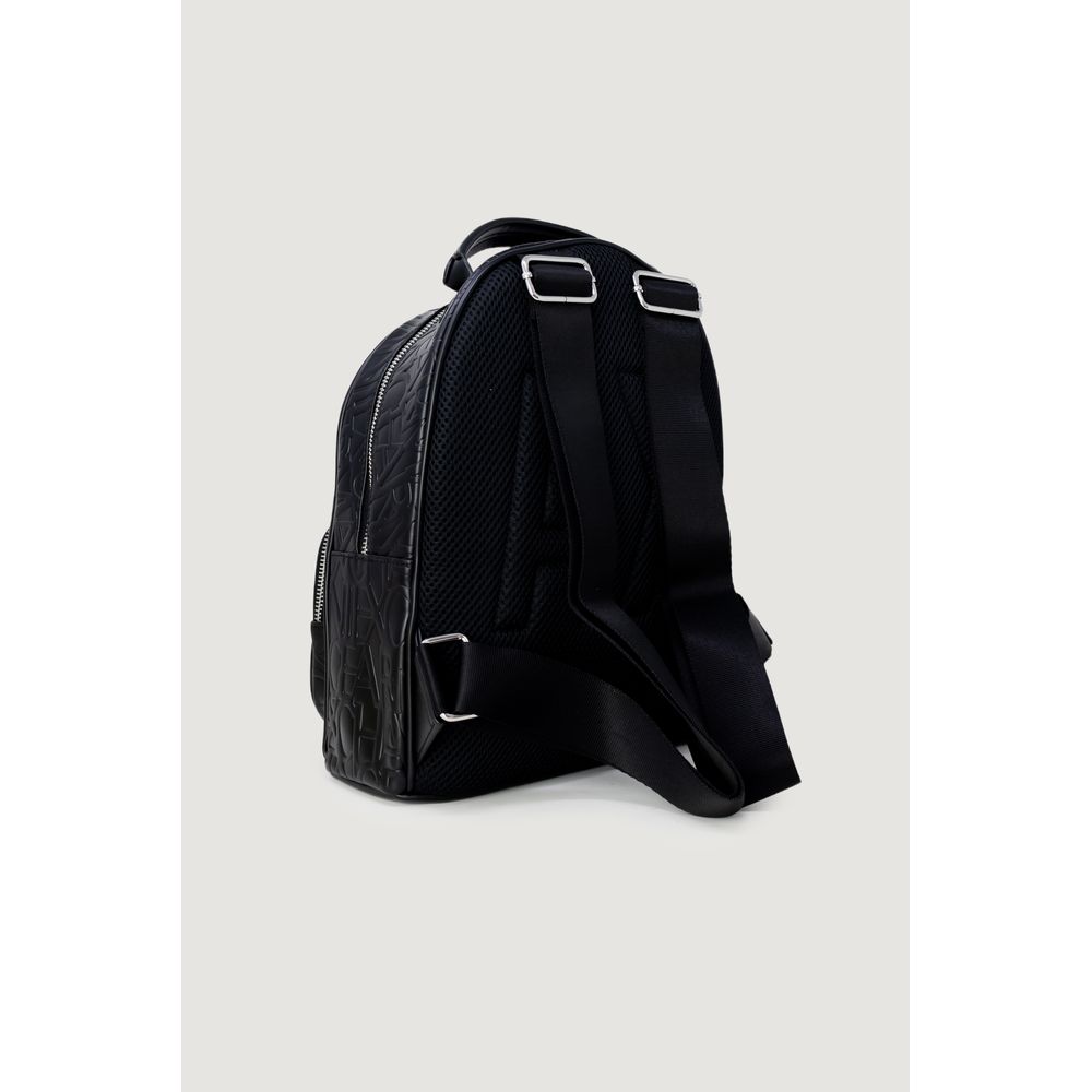 Black Polyester Backpack