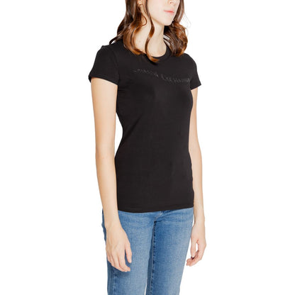 Black Cotton Tops & T-Shirt