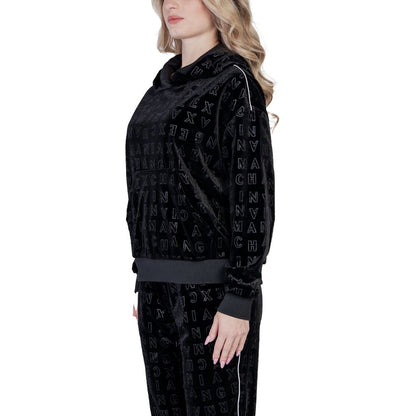 Black Polyester Hoody