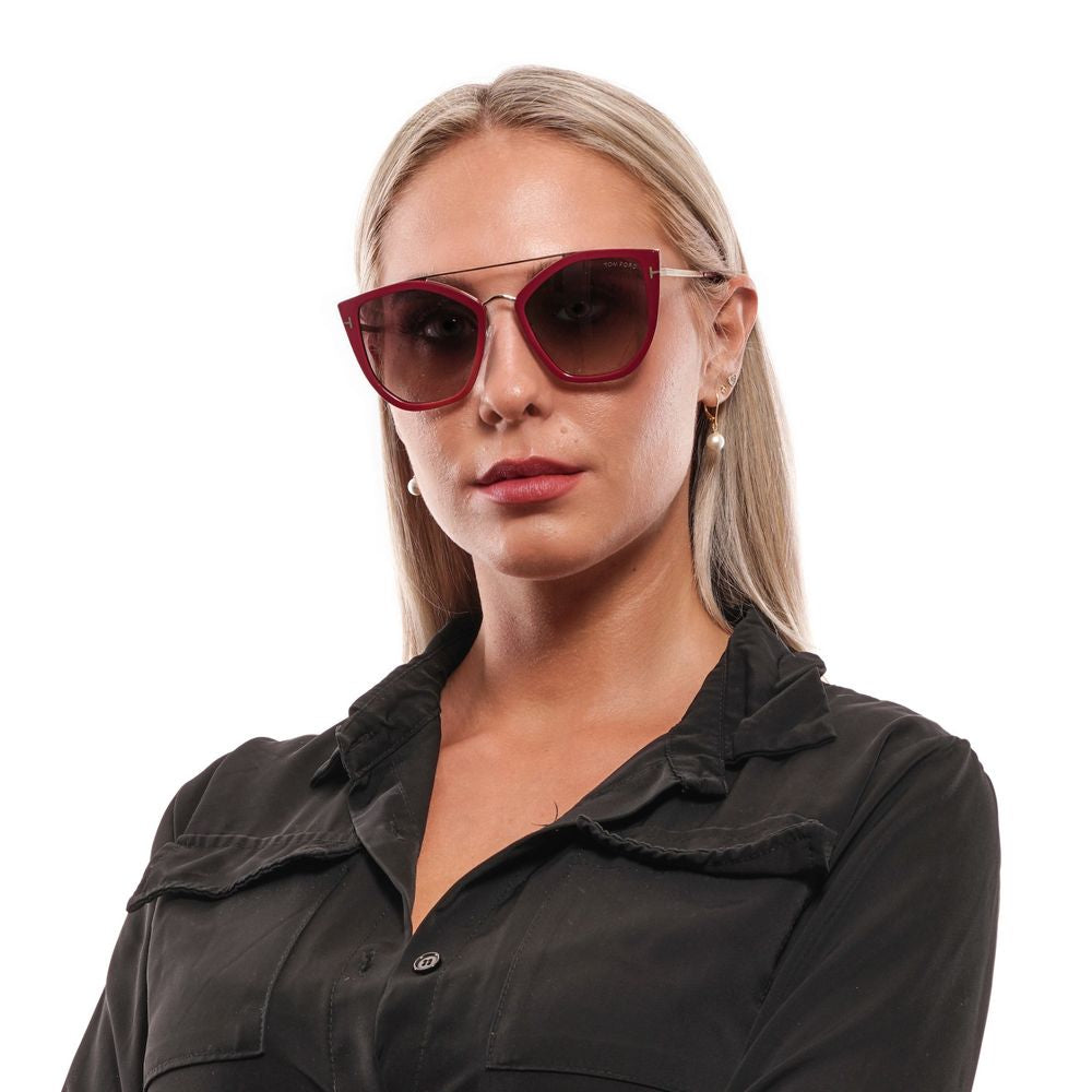 Burgundy Women Sunglasses