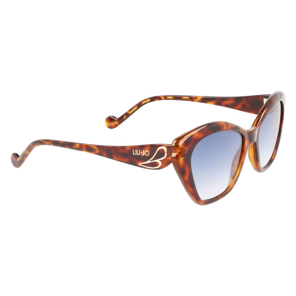 Brown Injected Sunglasses