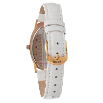 White Leather Watch