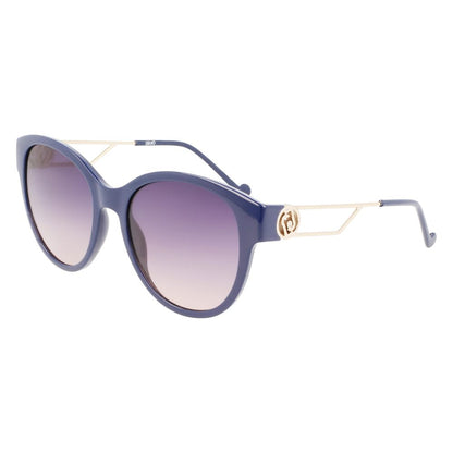 Blue Injected Sunglasses