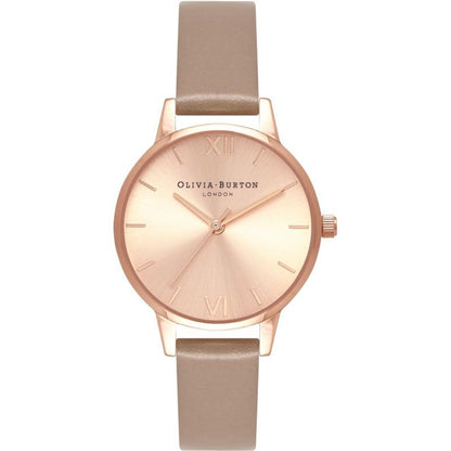 Brown Artificial Leather Watch