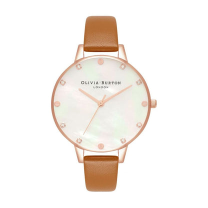 Brown Artificial Leather Watch