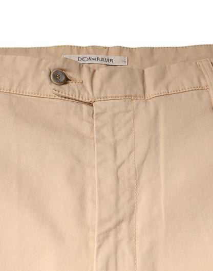 Beige HOUSTON Men Cropped Dress Pants