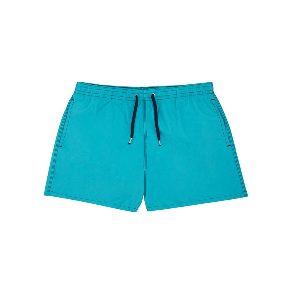 Turquoise Polyester Swimwear