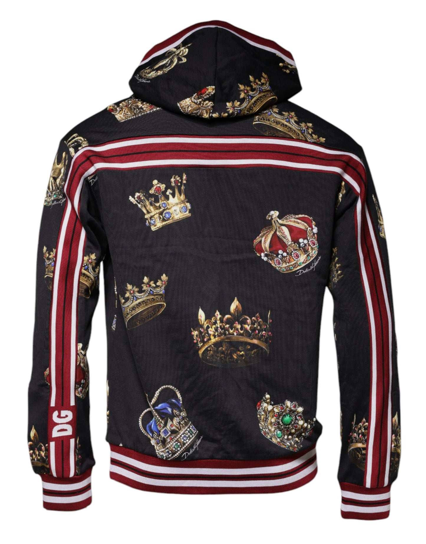 Multicolor Crown Hooded Sweatshirt Sweater